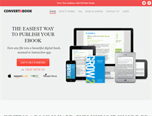 Tablet Screenshot of convertabook.com